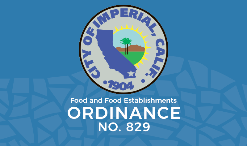 Ordinance No. 829