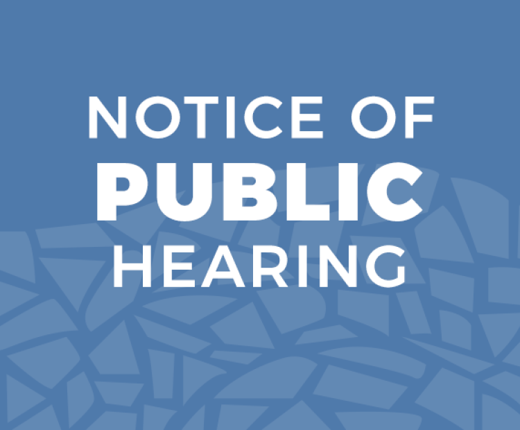 Notice of Public Hearing - 061025